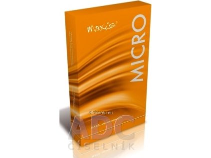 MAXIS MICRO STEHENNÉ PANČUCHY NEKĹZAVÉ - veľkosť 5, (II.KT), krátke, bez špice, s lemom, bronz 1x1 pár