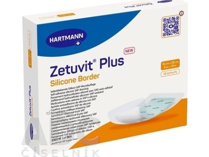 Zetuvit Plus Silicone Border - 1x10 ks