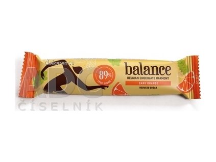 BALANCE HORKÁ ČOKOLÁDA S POMARANČOM - 1x35 g