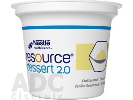 RESOURCE Dessert 2.0 - vanilková príchuť 4x125 g (500 g)