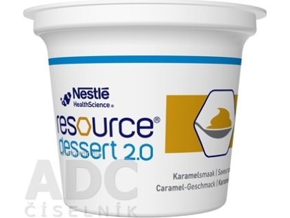 RESOURCE Dessert 2.0 - karamelová príchuť 4x125 g (500 g)