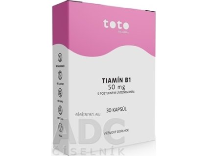 TOTO TIAMÍN B1 50 mg - 1x30 ks