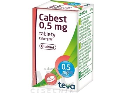Cabest 0,5 mg - 1x8 ks
