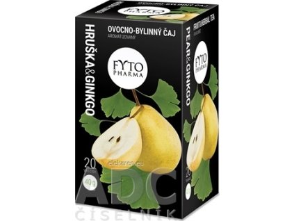 FYTO HRUŠKA & GINKGO - ovocno-bylinný čaj 20x2 g (40 g)