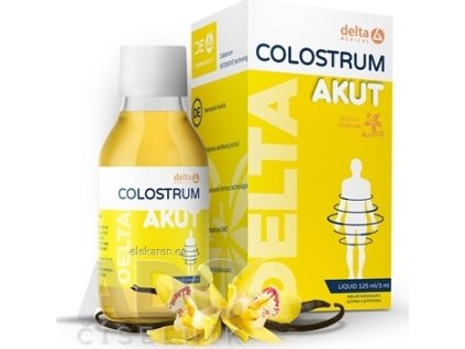 DELTA COLOSTRUM AKUT Vanilka - 1x125 ml