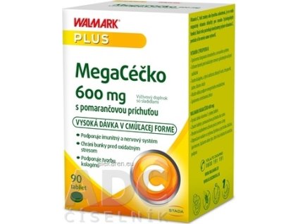 WALMARK MegaCéčko 600 mg - 1x90 ks