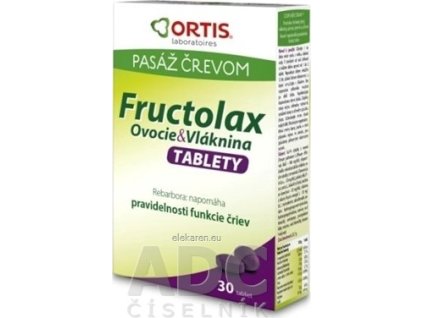 Fructolax Ovocie a vláknina TABLETY - 1x30 ks