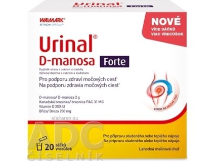 Urinal D-manosa Forte - 1x20 ks