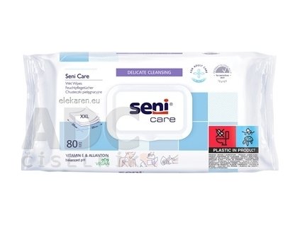Seni Care Vlhčené obrúsky - 1x80 ks