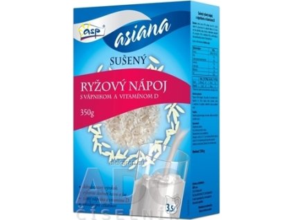 asp RYŽOVÝ NÁPOJ s vápnikom a vitamínom D - 1x350 g