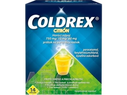 COLDREX HORÚCI NÁPOJ CITRÓN - 1x14 ks