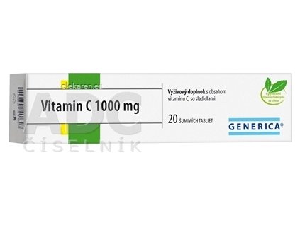 GENERICA Vitamin C 1000 mg - 1x20 ks
