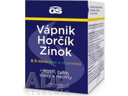 GS Vápnik, Horčík, Zinok - 1x130 ks