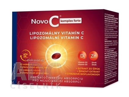 NOVO C KOMPL.FORTE VIT.C+D3+ZN CPS6