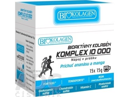 asp BIOAKTÍVNY KOLAGEN KOMPLEX 10 000 - nápoj v prášku, vrecúška 15x15 g (225 g)
