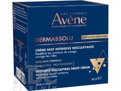 AVENE DERMABSOLU Remodelačný nočný krém - 1x40 ml