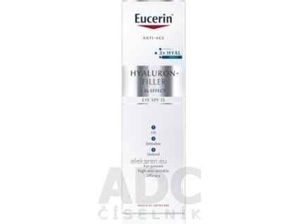 Eucerin HYALURON-FILLER Očný krém Anti-Age - 1x15 ml