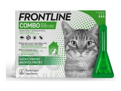 FRONTLINE COMBO SPOT-ON PRE MAČKY A FRETKY - 5 ml