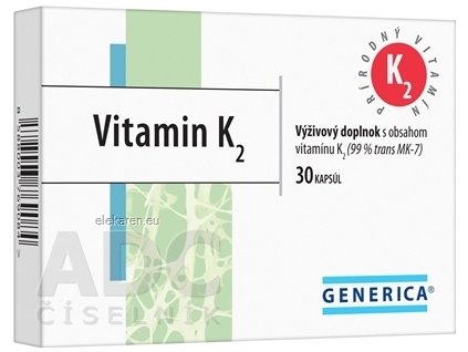 GENERICA Vitamin K2 - 1x30 ks
