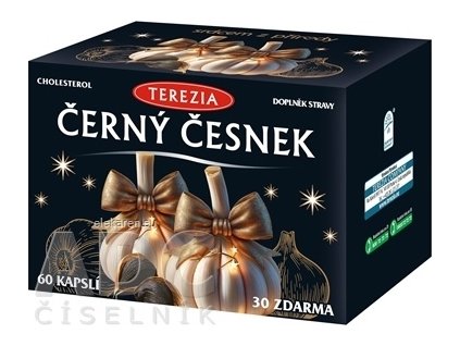 TEREZIA ČIERNY CESNAK Vianočné balenie 2024 - cps 60+30 zadarmo (90 ks)