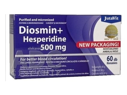 JutaVit Diosmín+Hesperidín 500 plus - 1x60 ks