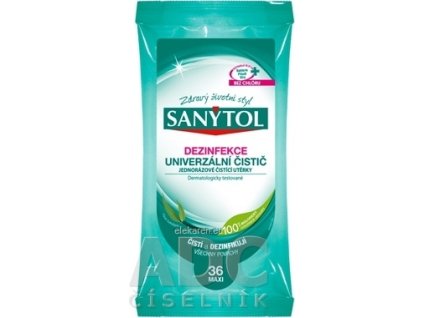 SANYTOL DEZINFEKCIA UNIVERZÁLNY ČISTIČ Utierky - 1x36 ks