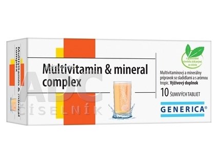 GENERICA Multivitamin & mineral complex - 1x10 ks