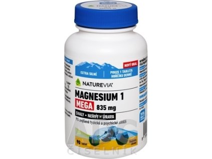 NATUREVIA MAGNESIUM 1 MEGA 835 mg - 1x90 ks