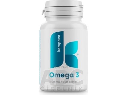kompava OMEGA-3 1000 mg - 1x100 ks