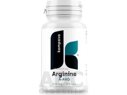 kompava Arginine A-AKG 450 mg - 1x120 ks