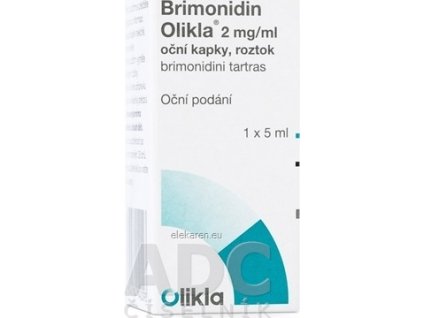Brimonidin Olikla 2 mg/ml - 1x5 ml