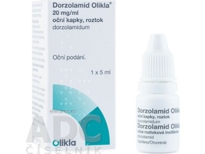 Dorzolamid Olikla 20 mg/ml - 1x5 ml