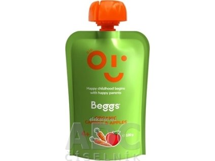 Beggs BIO Mrkva a jablká - 1x120 g