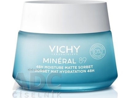 VICHY MINERAL 89 48H MOISTURE MATTE SORBET - 1x50 ml