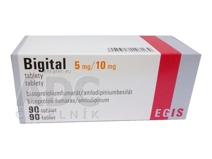 Bigital 5 mg/10 mg - 1x90 ks