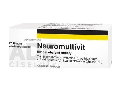 Neuromultivit filmom obalené tablety - 1x20 ks
