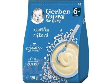Gerber Natural Ryžová KRUPIČKA - 1x180 g