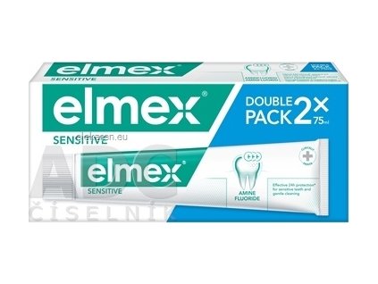 ELMEX SENSITIVE ZUBNÁ PASTA DUOPACK - 2x75 ml