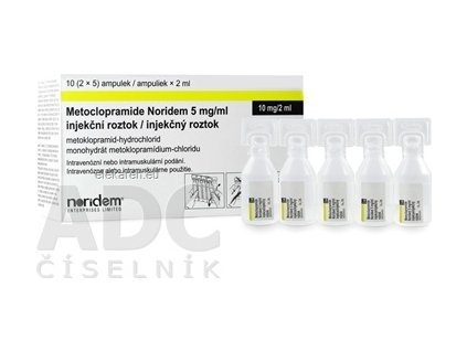 Metoclopramide Noridem 5 mg/ml - 10x2 ml