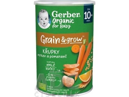 Gerber Organic CHRUMKY Pšenično-ovsené - 1x35 g