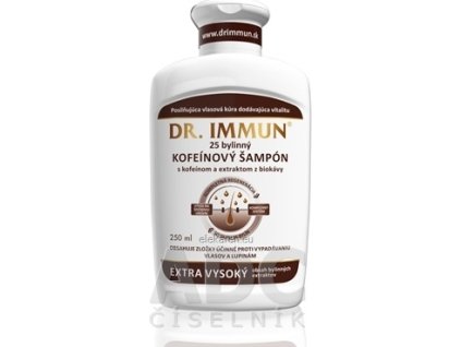 DR. IMMUN Kofeínový šampón - 1x250 ml