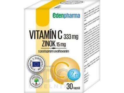 EDENPharma VITAMÍN C + ZINOK - 1x30 ks
