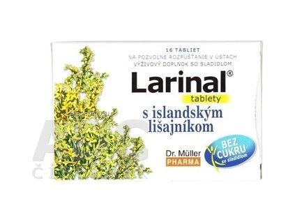 Dr. Müller LARINAL s islandským lišajníkom - 1x16 ks