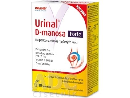 Urinal D-manosa Forte - 1x10 ks