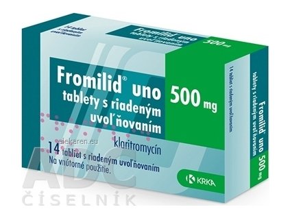 FROMILID UNO 14X500MG TBL MOD