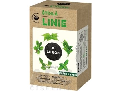 LEROS ŠTÍHLA LÍNIA - nálevové vrecká (inov. 2021) 20x1,5 g (30 g)