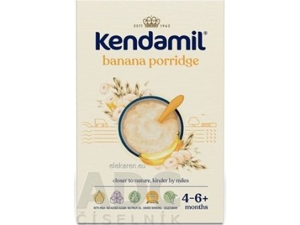 KENDAMIL Mliečna kaša s banánom - 1x150 g