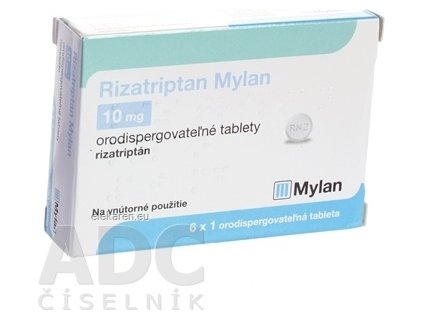 Rizatriptan Viatris 10 mg (Mylan) - 1x6 ks