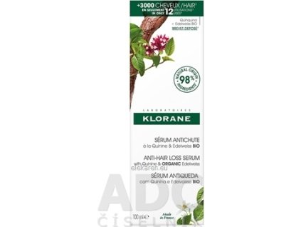 KLORANE SERUM ATICHUTE Quinine & Edelweiss BIO - 1x100 ml