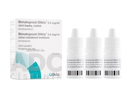 Bimatoprost Olikla 0,3 mg/ml - 3x3 ml